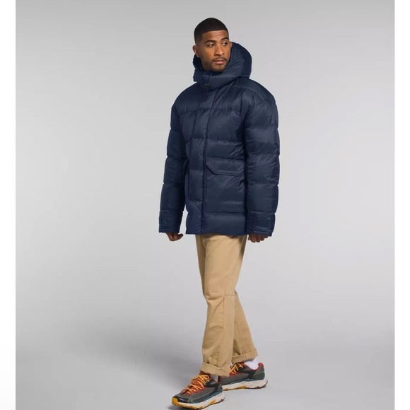 New!! M73 The North Face Parka Navy - Picture 3 of 12